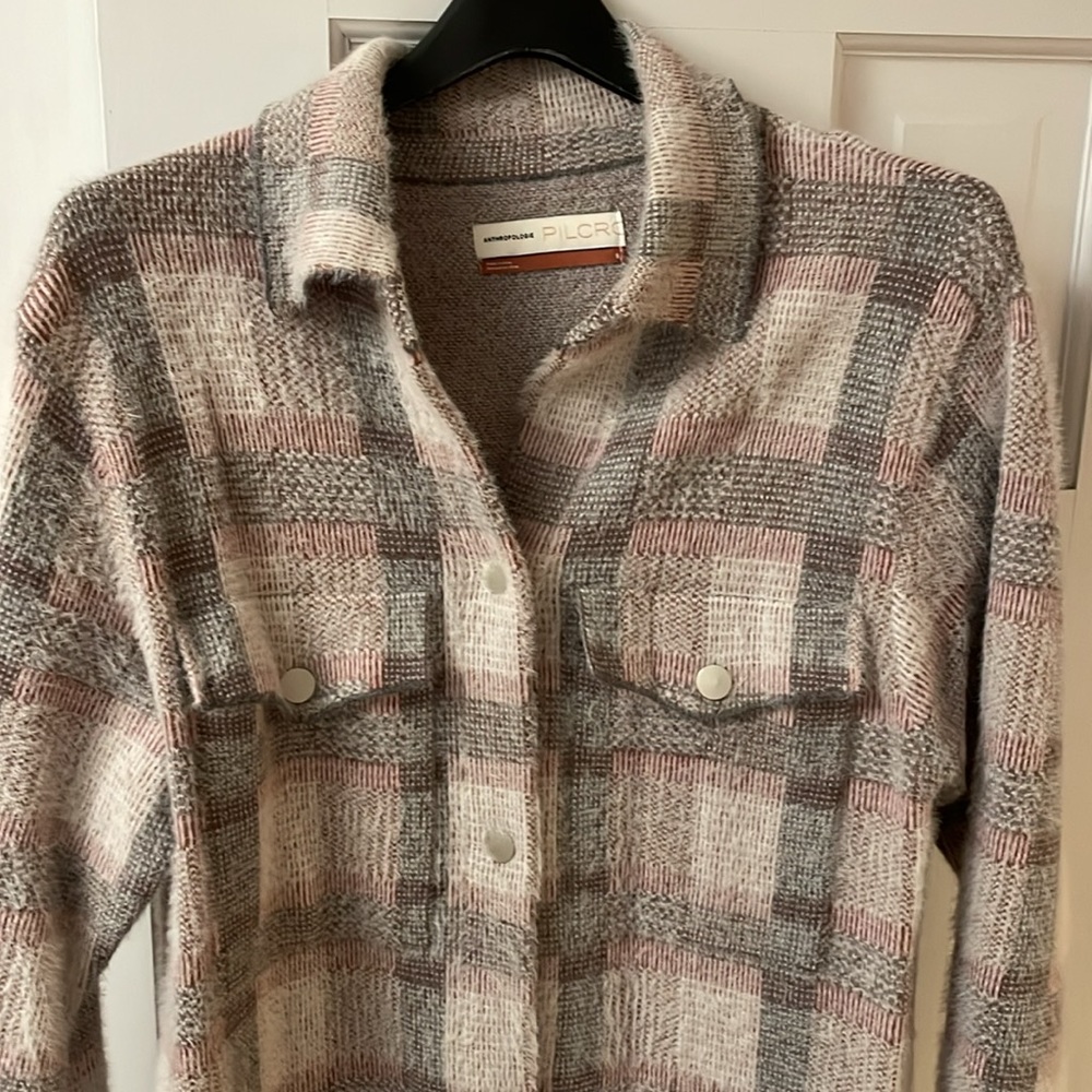 Shacket, Anthro/pilcro, size small, soft